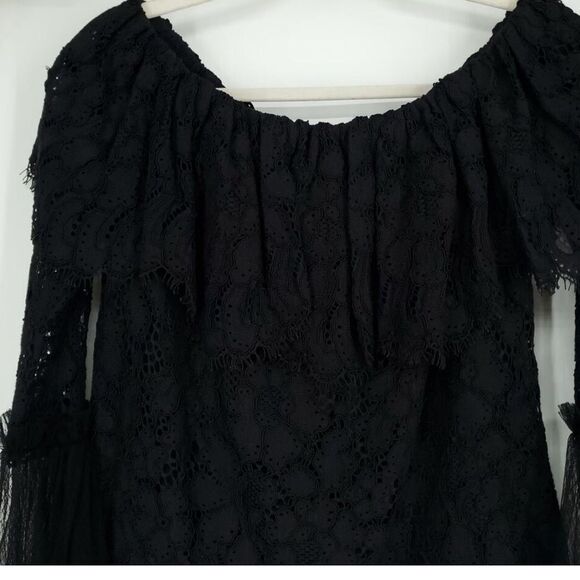 Alexis NEW Laurena Off the Shoulder Black Top Size XS - Picture 7 of 13